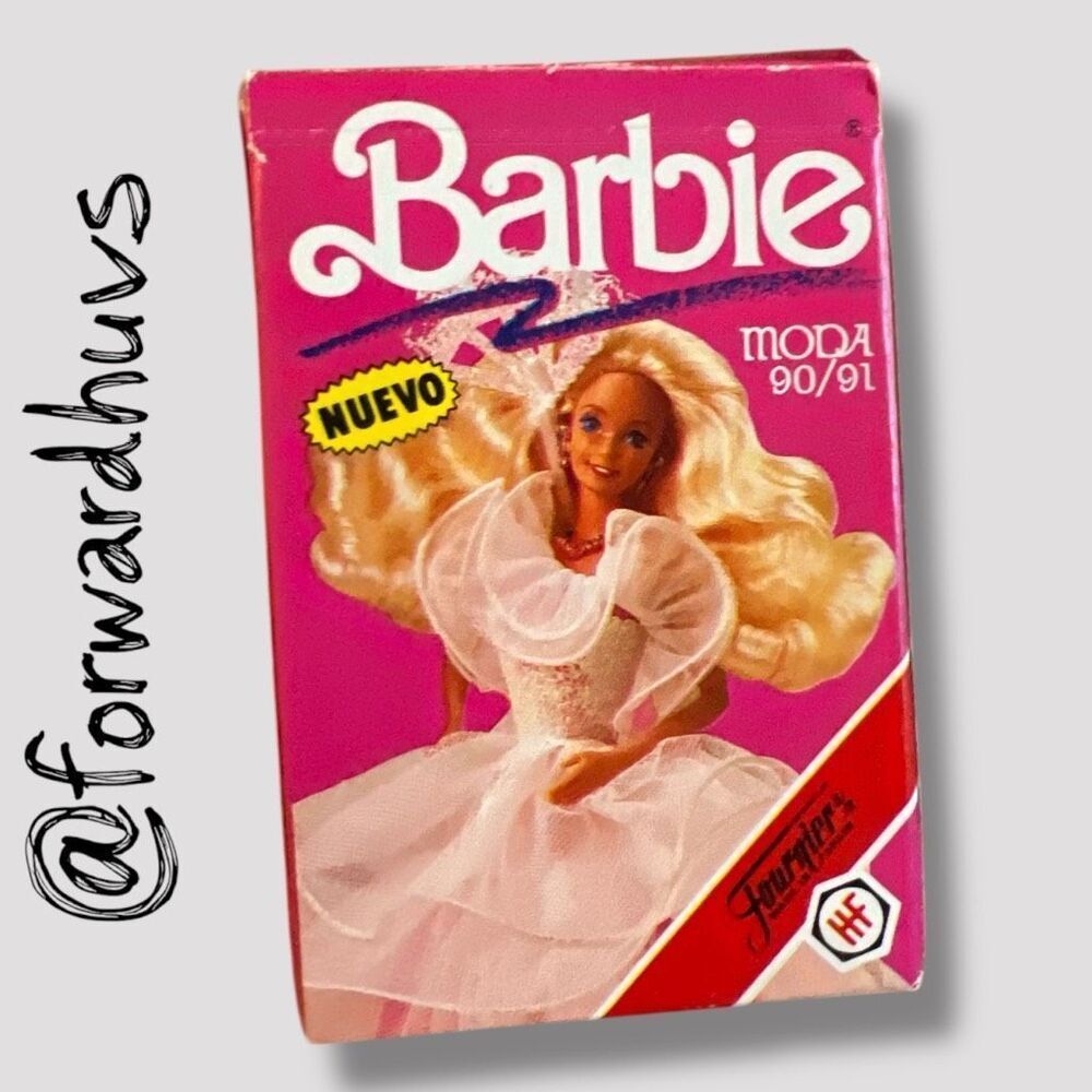 Vintage Barbie Moda 90/91 Spanish Card Game